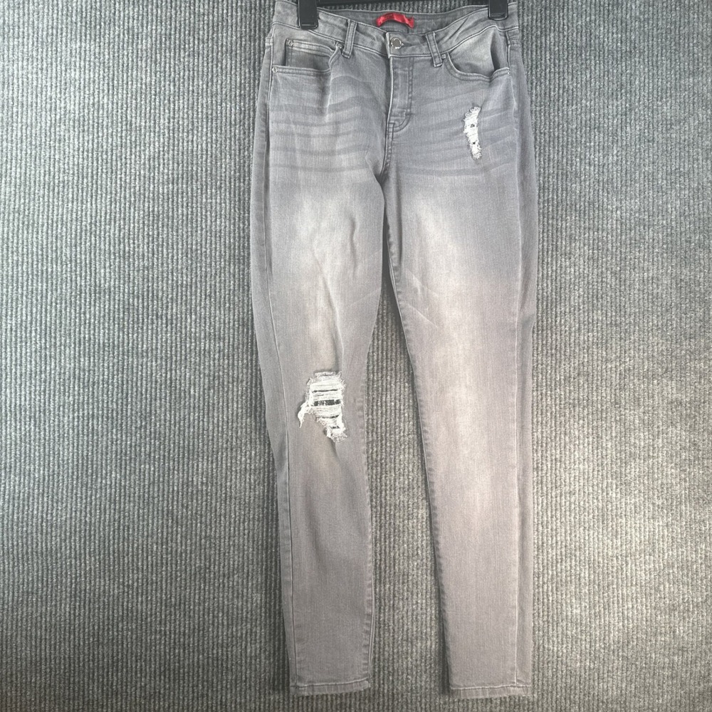 Jennifer Lopez & Seven7 Skinny Jeans Lot Grey Distressed Sequin Blue Size 8 & 6